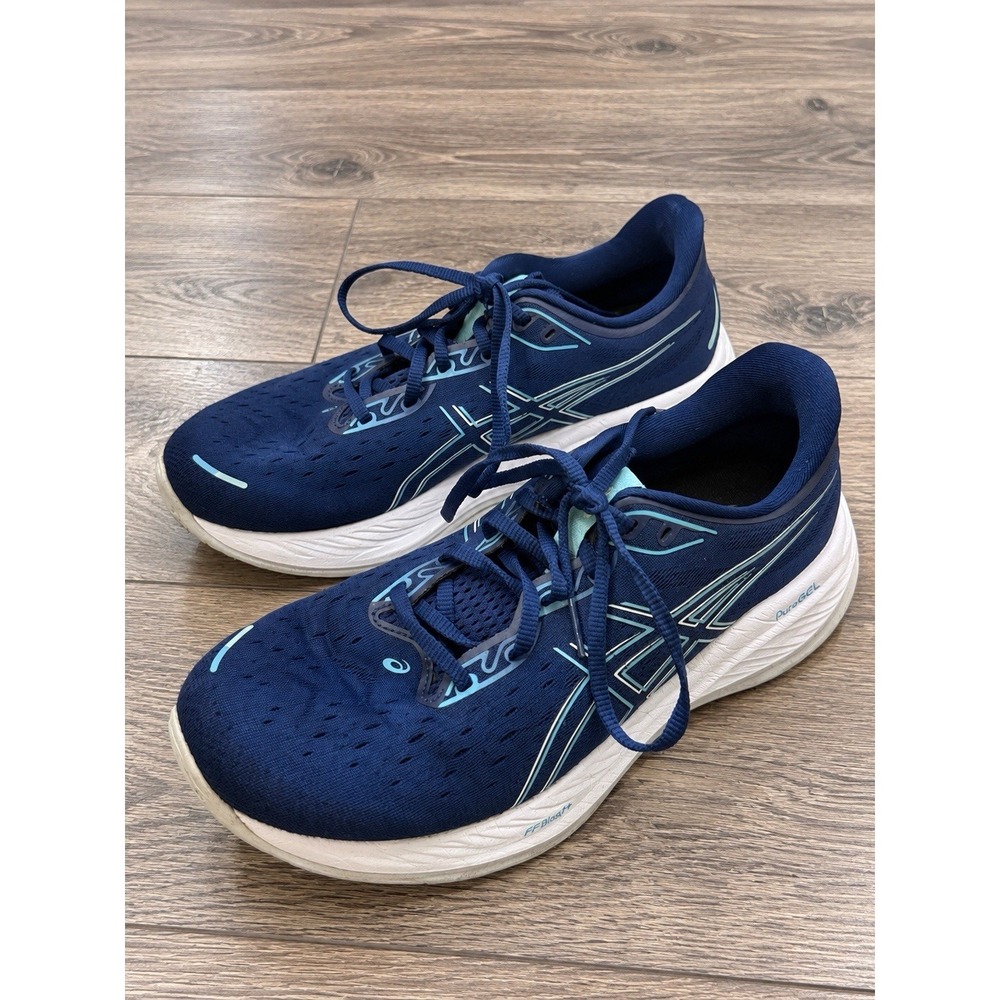 ASICS Gel-Cumulus 26 Men's Size 10 Blue Pure Gel FF Blast + Running Shoes